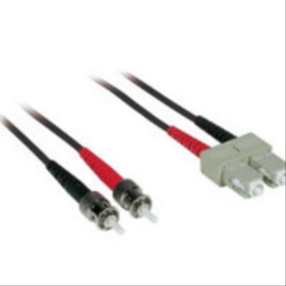 C2G 5m SC/ST Duplex 62.5/125 Multimode Fiber Patch Cable fiber optic cable 196.9" (5 m) Black1