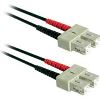 C2G 10m SC/SC Duplex 62.5/125 Multimode Fiber Patch Cable - Black fiber optic cable1