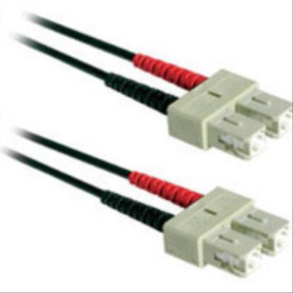 C2G 10m SC/SC Duplex 62.5/125 Multimode Fiber Patch Cable - Black fiber optic cable1
