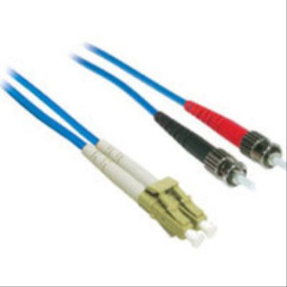 C2G 10m LC/ST Plenum-Rated Duplex 62.5/125 Multimode Fiber Patch fiber optic cable 393.7" (10 m) Blue1