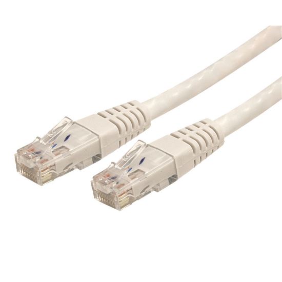 StarTech.com C6PATCH8WH networking cable White 94.5" (2.4 m) Cat6 U/UTP (UTP)1