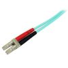 StarTech.com A50FBLCLC5 fiber optic cable 196.9" (5 m) LC OM3 Turquoise2