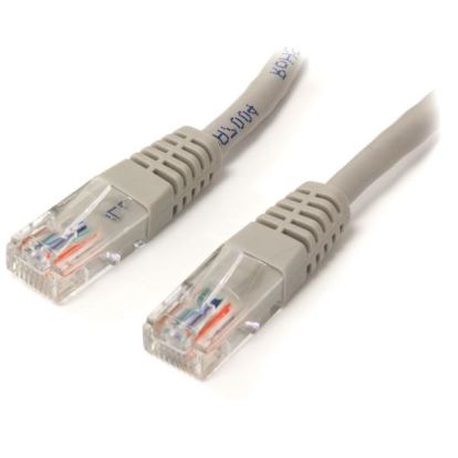 StarTech.com 25 ft Gray Molded Category 5e (350 MHz) UTP Patch Cable networking cable 299.2" (7.6 m)1