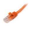 StarTech.com 6 ft Orange Snagless Category 5e (350 MHz) UTP Patch Cable networking cable 72" (1.83 m)2