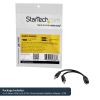 StarTech.com MUYHSFMM audio cable 5.12" (0.13 m) 3.5mm 2 x 3.5mm Black7