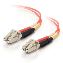 C2G 15m LC/LC fiber optic cable 590.6" (15 m) OFC Orange1