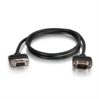 C2G 3ft CMG-Rated DB9 Low Profile Cable M-F serial cable Black 36" (0.914 m) DB9 M DB9 F1