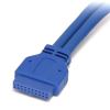 StarTech.com USB3SPNLAFHD cable gender changer 2 x USB A IDC Blue2