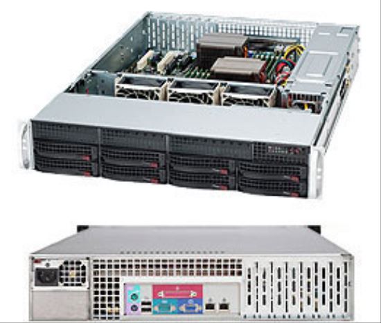 Supermicro SC825TQ-600LPB Rack Black 600 W1