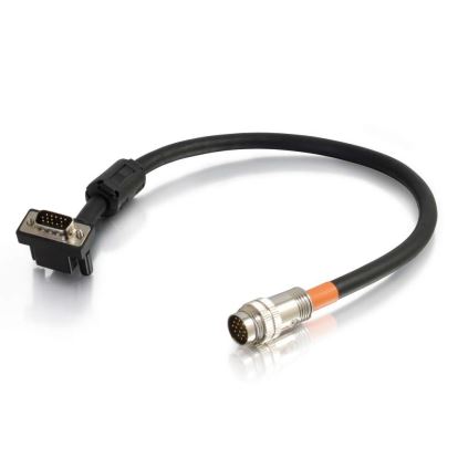 C2G 60065 video cable adapter 17.7" (0.45 m) VGA (D-Sub) RapidRun Black1