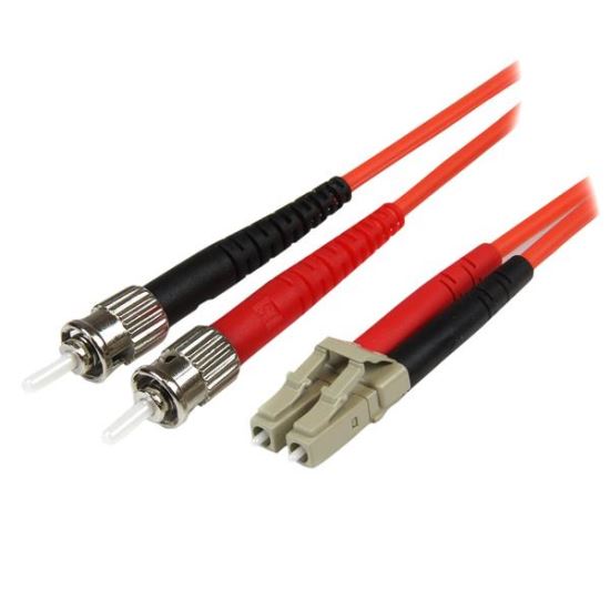 StarTech.com 50FIBLCST10 fiber optic cable 393.7" (10 m) LC ST Orange1