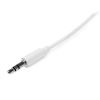 StarTech.com MU3MMMSWH audio cable 118.1" (3 m) 3.5mm White2