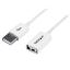 Picture of StarTech.com 3m USB2.0 m/f USB cable 118.1" (3 m) USB A White