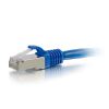 C2G 10ft Cat6 networking cable Blue 120.1" (3.05 m) S/FTP (S-STP)2