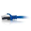 C2G 10ft Cat6 networking cable Blue 120.1" (3.05 m) S/FTP (S-STP)3