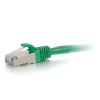 C2G 10ft Cat6 networking cable Green 120.1" (3.05 m) S/FTP (S-STP)3