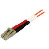 StarTech.com 50FIBPLCST3 fiber optic cable 118.1" (3 m) LC ST OM2 Orange2