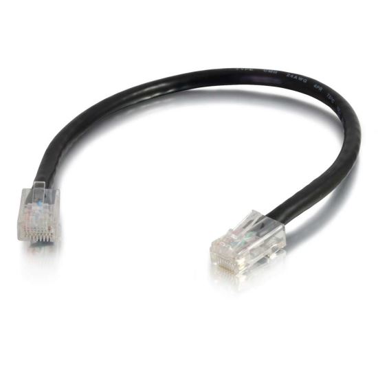 C2G 6" Cat6 networking cable Black 5.91" (0.15 m) U/UTP (UTP)1