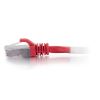 C2G 6" Cat6 networking cable Red 5.91" (0.15 m) U/FTP (STP)3