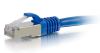 C2G 6" Cat6 STP networking cable Blue 5.91" (0.15 m) U/FTP (STP)2