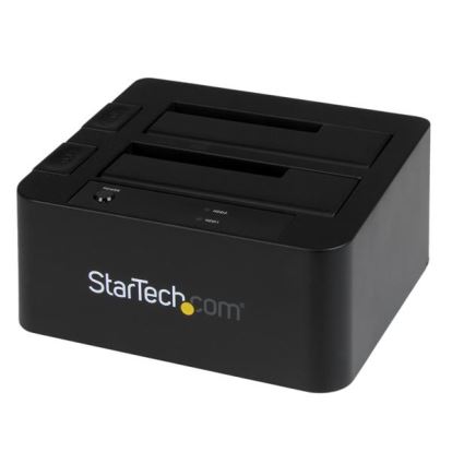 StarTech.com SDOCK2U33EB storage drive docking station USB 3.2 Gen 1 (3.1 Gen 1) Type-B Black1