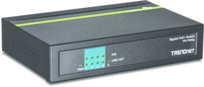 Trendnet TPE-TG50g Gigabit Ethernet (10/100/1000) Power over Ethernet (PoE) Black1