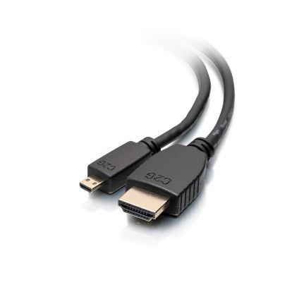 C2G 50614 HDMI cable 35.4" (0.9 m) HDMI Type A (Standard) HDMI Type D (Micro) Black1