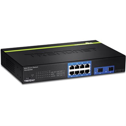 Trendnet TEG-082WS network switch Managed Gigabit Ethernet (10/100/1000) Black1