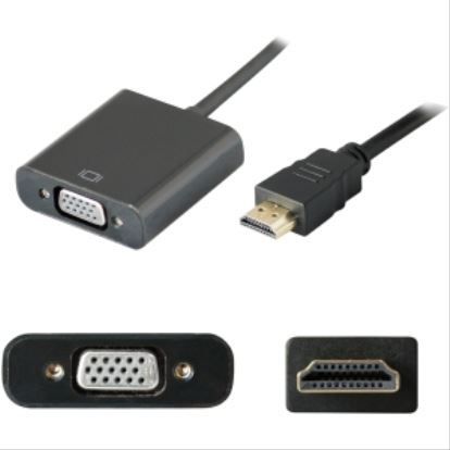 AddOn Networks 0B47069-AO-5PK video cable adapter 7.87" (0.2 m) HDMI VGA (D-Sub) Black1