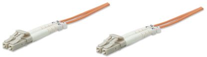 Intellinet 1.0m LC M/M fiber optic cable 39.4" (1 m) OM1 Orange1