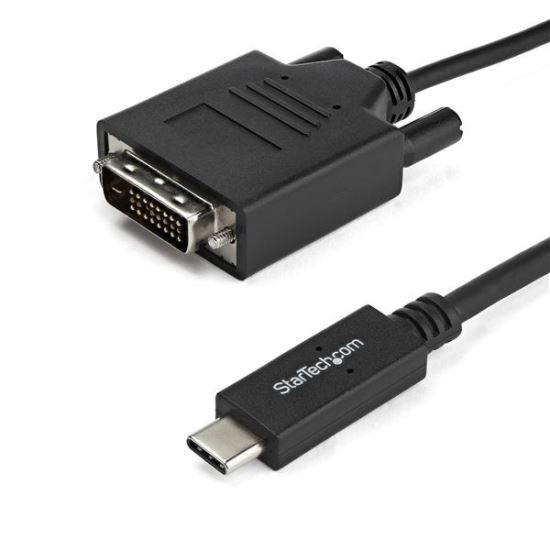 StarTech.com CDP2DVIMM2MB video cable adapter 78.7" (2 m) USB Type-C DVI-D Black1