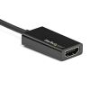 StarTech.com DP2HD4K60S video cable adapter 8.46" (0.215 m) DisplayPort HDMI Black2