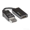 StarTech.com DP2HD4K60S video cable adapter 8.46" (0.215 m) DisplayPort HDMI Black8