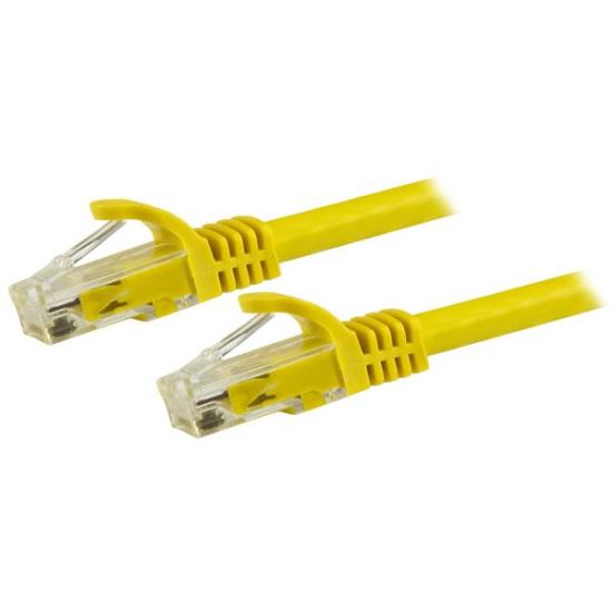 Picture of StarTech.com N6PATCH14YL networking cable Yellow 169.3" (4.3 m) Cat6 U/UTP (UTP)