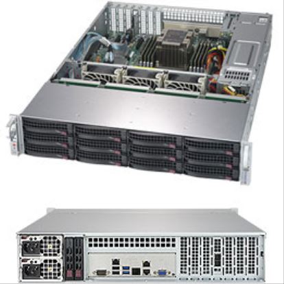 Supermicro SuperStorage Server 5029P-E1CTR12L Intel C622 LGA 3647 (Socket P) Rack (2U) Black1