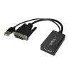 StarTech.com DVI2DP2 video cable adapter Black1