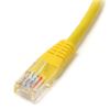 StarTech.com 2 ft Yellow Molded Category 5e (350 MHz) UTP Patch Cable networking cable 24" (0.61 m)2