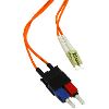 C2G 10m LC/SC Duplex 62.5/125 Multimode Fiber Patch Cable fiber optic cable 393.7" (10 m) Orange1