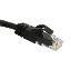Picture of C2G 1ft Cat6 550MHz Snagless networking cable Black 11.8" (0.3 m)
