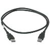 C2G USB A Male to A Male Cable, Black 2m USB cable 78.7" (2 m)1