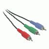 C2G 25ft Value Series Component Video RCA Type Cable component (YPbPr) video cable 300" (7.62 m) 3 x RCA Black2