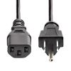 StarTech.com PXT101_3 power cable Black 36" (0.914 m) NEMA 5-15P C13 coupler4