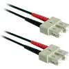 C2G 1m SC/SC Duplex 62.5/125 Multimode Fiber Patch Cable - Black fiber optic cable 39.4" (1 m)1