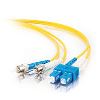 C2G 4m SC/ST Duplex 9/125 Single-Mode Fiber Patch Cable fiber optic cable 157.5" (4 m) Yellow1