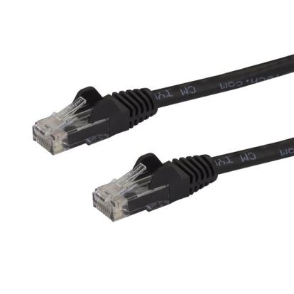 StarTech.com N6PATCH100BK networking cable Black 1200.8" (30.5 m) Cat6 U/UTP (UTP)1