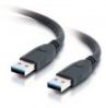 Unirise USB3-AA-10F USB cable 118.1" (3 m) USB 3.2 Gen 1 (3.1 Gen 1) USB A Black1