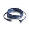 C2G 12ft Velocity Right Angled audio cable 144" (3.66 m) RCA Blue1