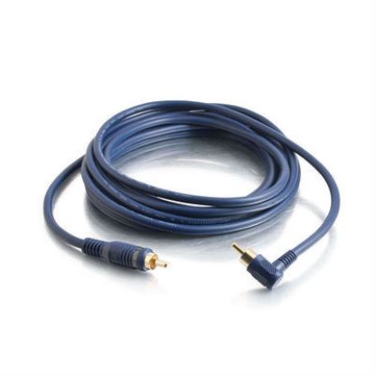 C2G 12ft Velocity Right Angled audio cable 144" (3.66 m) RCA Blue1