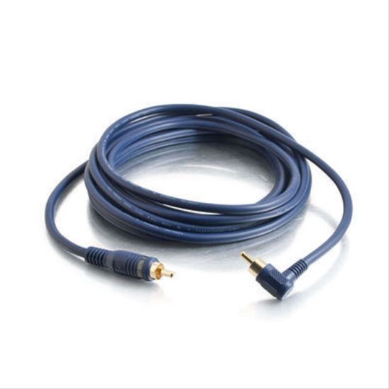 C2G 12ft Velocity Right Angled audio cable 144" (3.66 m) RCA Blue1