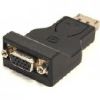 Unirise DPVGA-ADPT cable gender changer 20 pin DisplayPort SVGA HD15 Black1